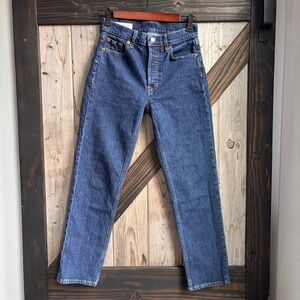 Gap Cheeky Straight High Rise button fly jeans size 25/0